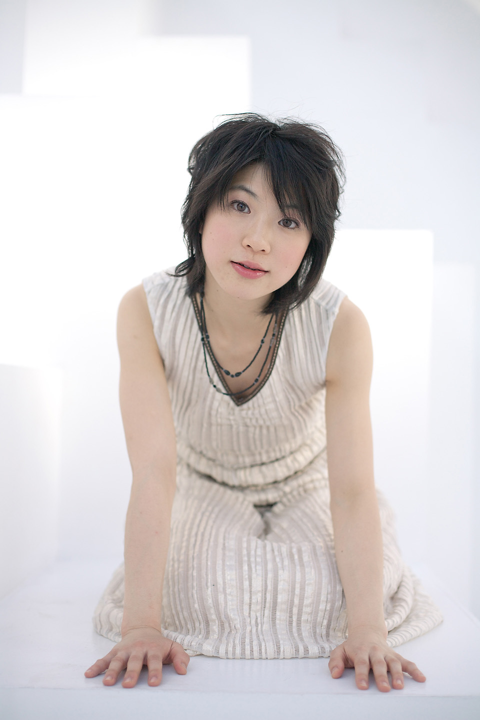 komiyama maki, highres, photo (medium), tagme, dress