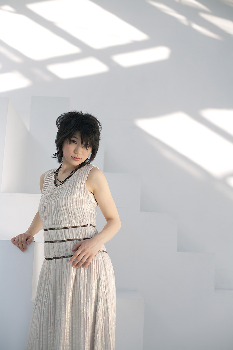 komiyama maki, highres, photo (medium), tagme, dress