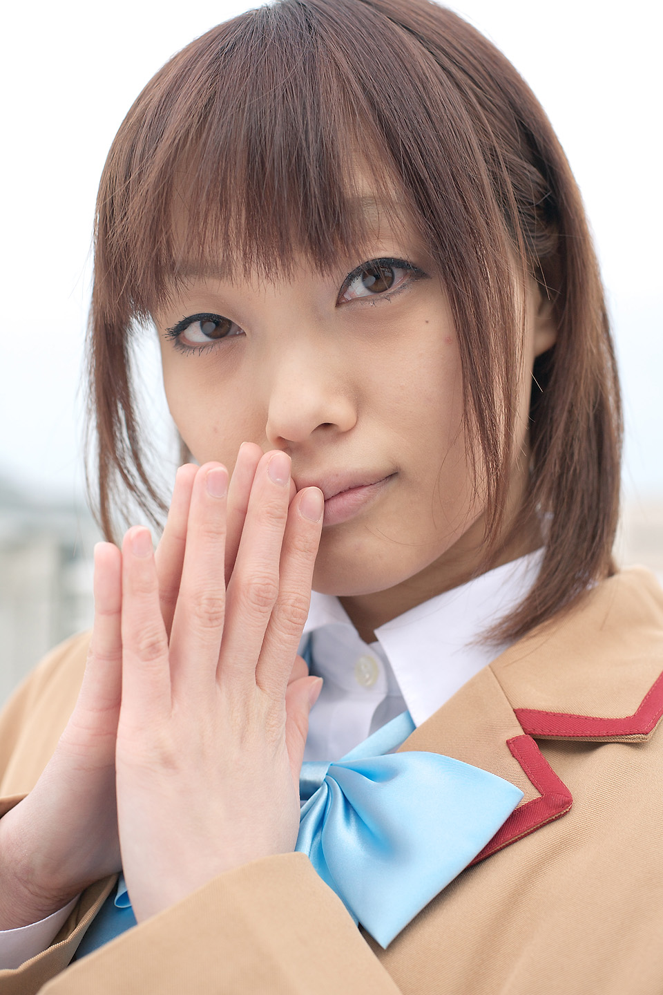 katsura seina, sakura mizuki, gokujou seitokai, highres, photo (medium), blazer, cosplay, jacket, school uniform