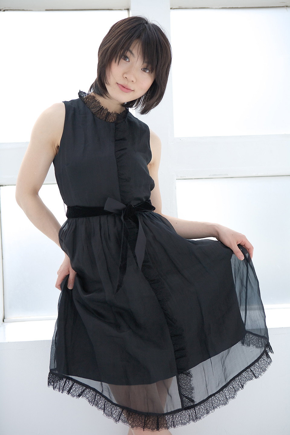 komiyama maki, highres, photo (medium), tagme, dress