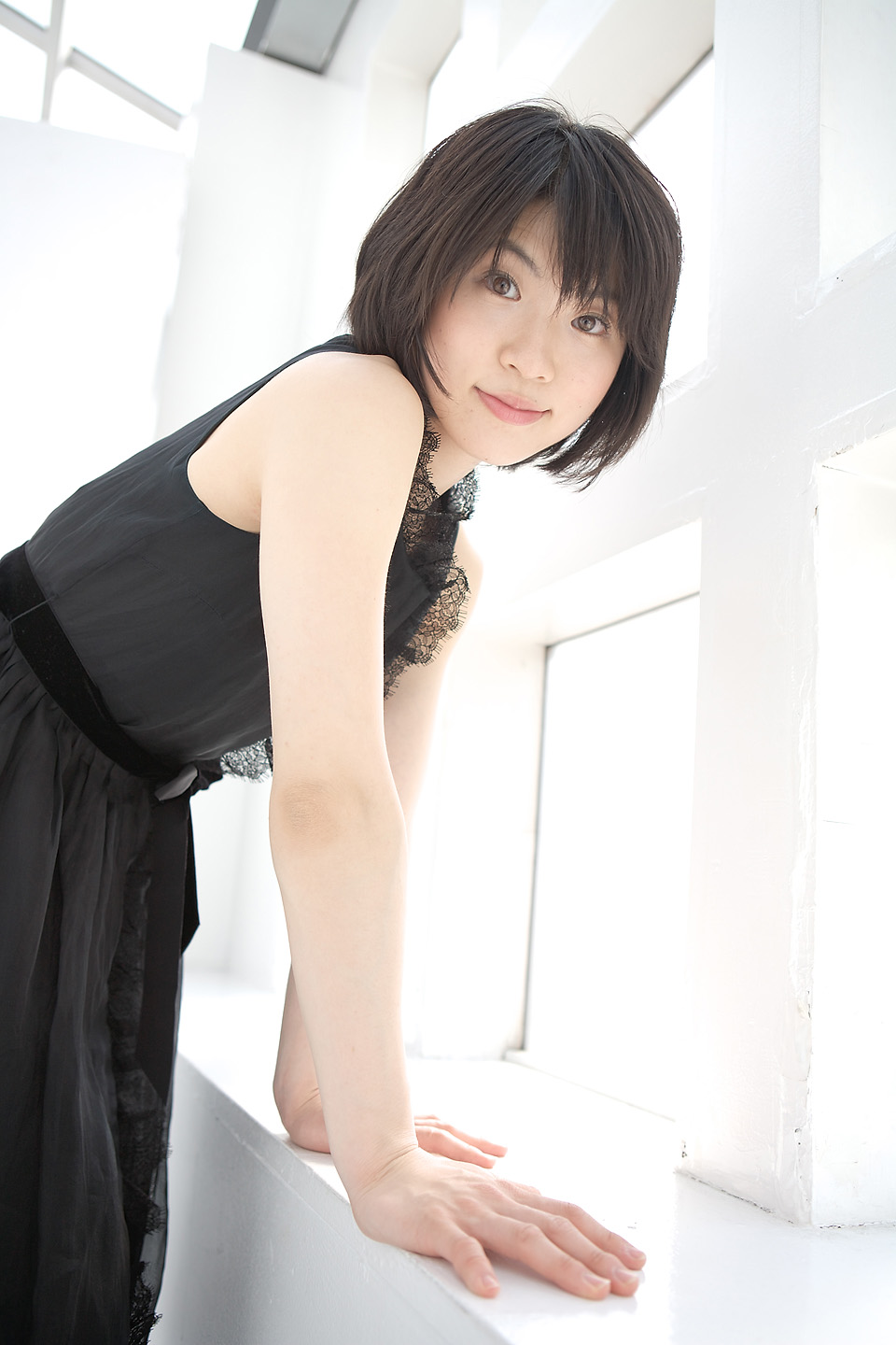 komiyama maki, highres, photo (medium), tagme, dress