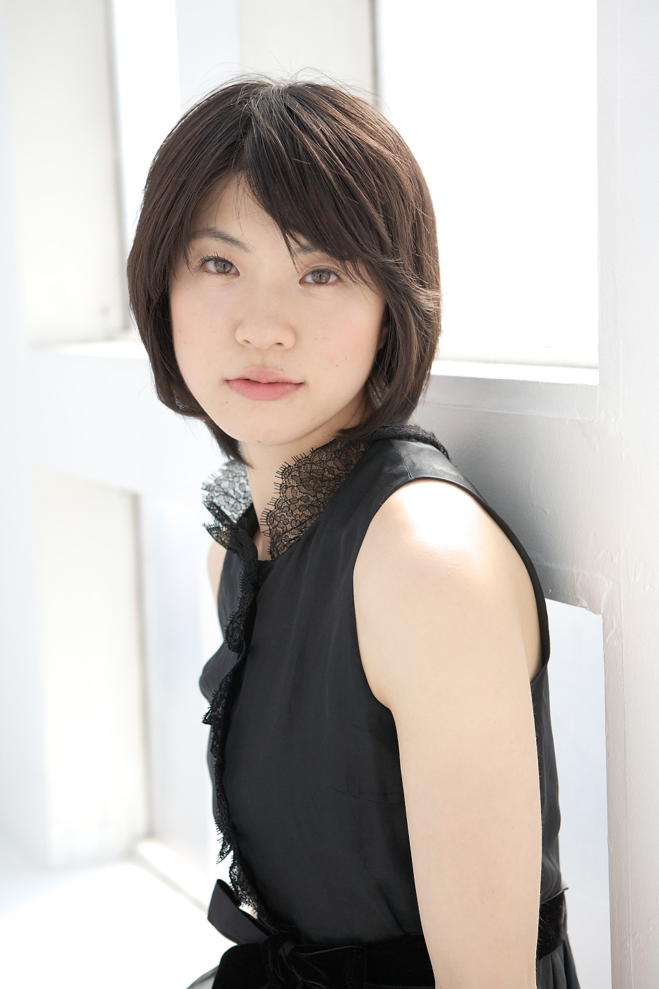 komiyama maki, highres, photo (medium), tagme, dress