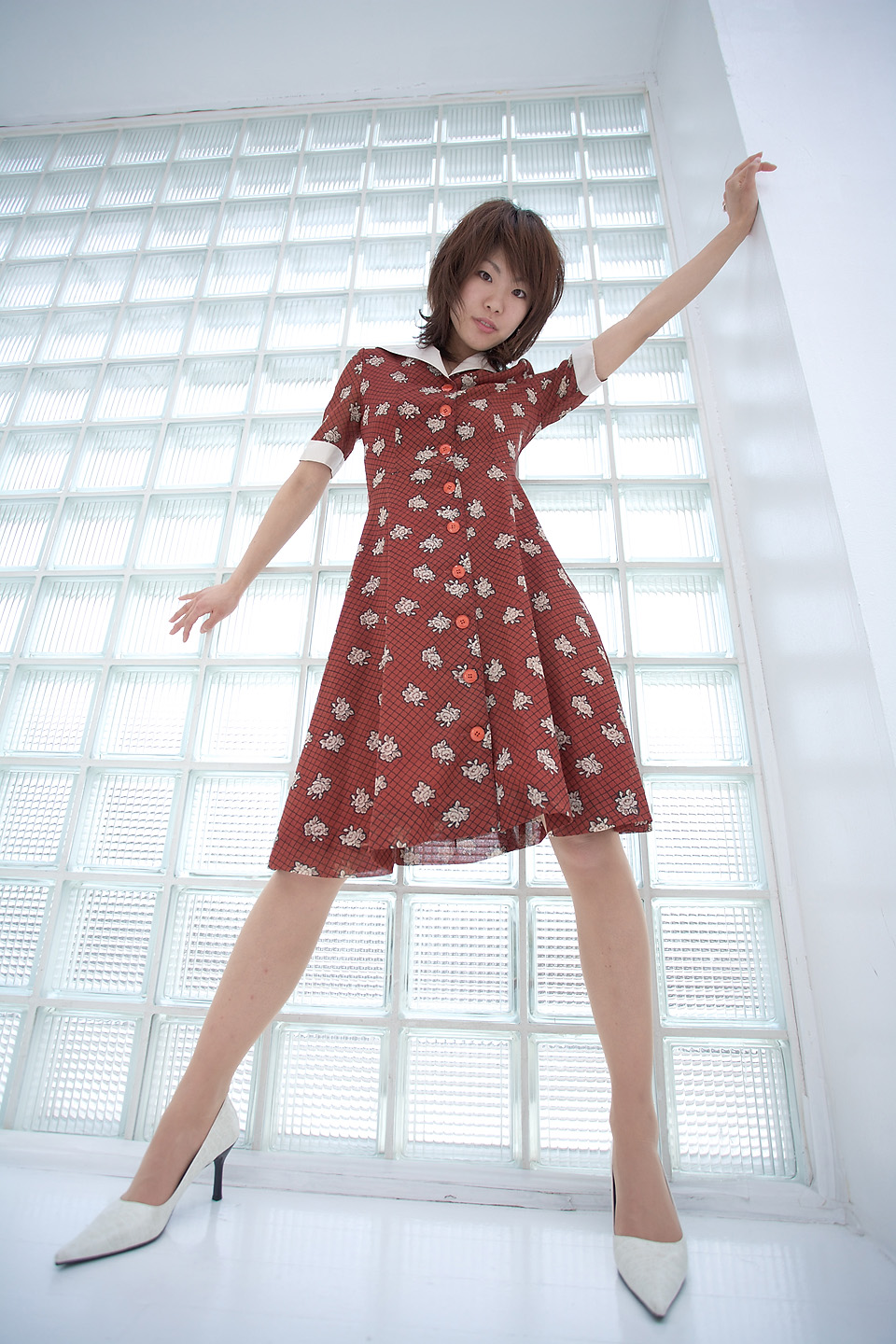kawashima sai, highres, photo (medium), tagme, dress, jewelry, necklace