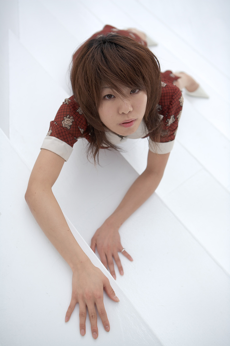 kawashima sai, highres, photo (medium), tagme, dress, jewelry, necklace