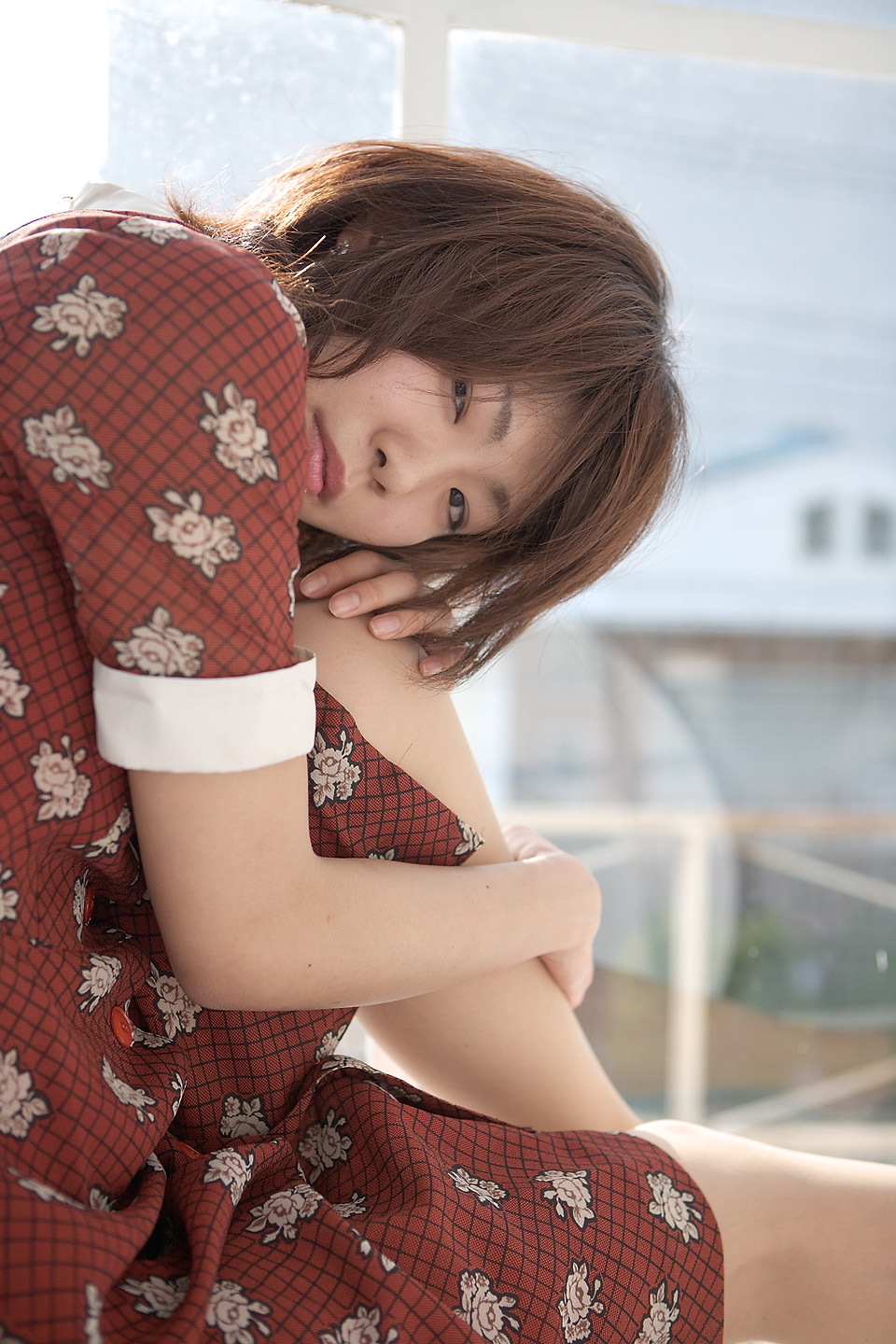kawashima sai, highres, photo (medium), tagme, dress, jewelry, necklace