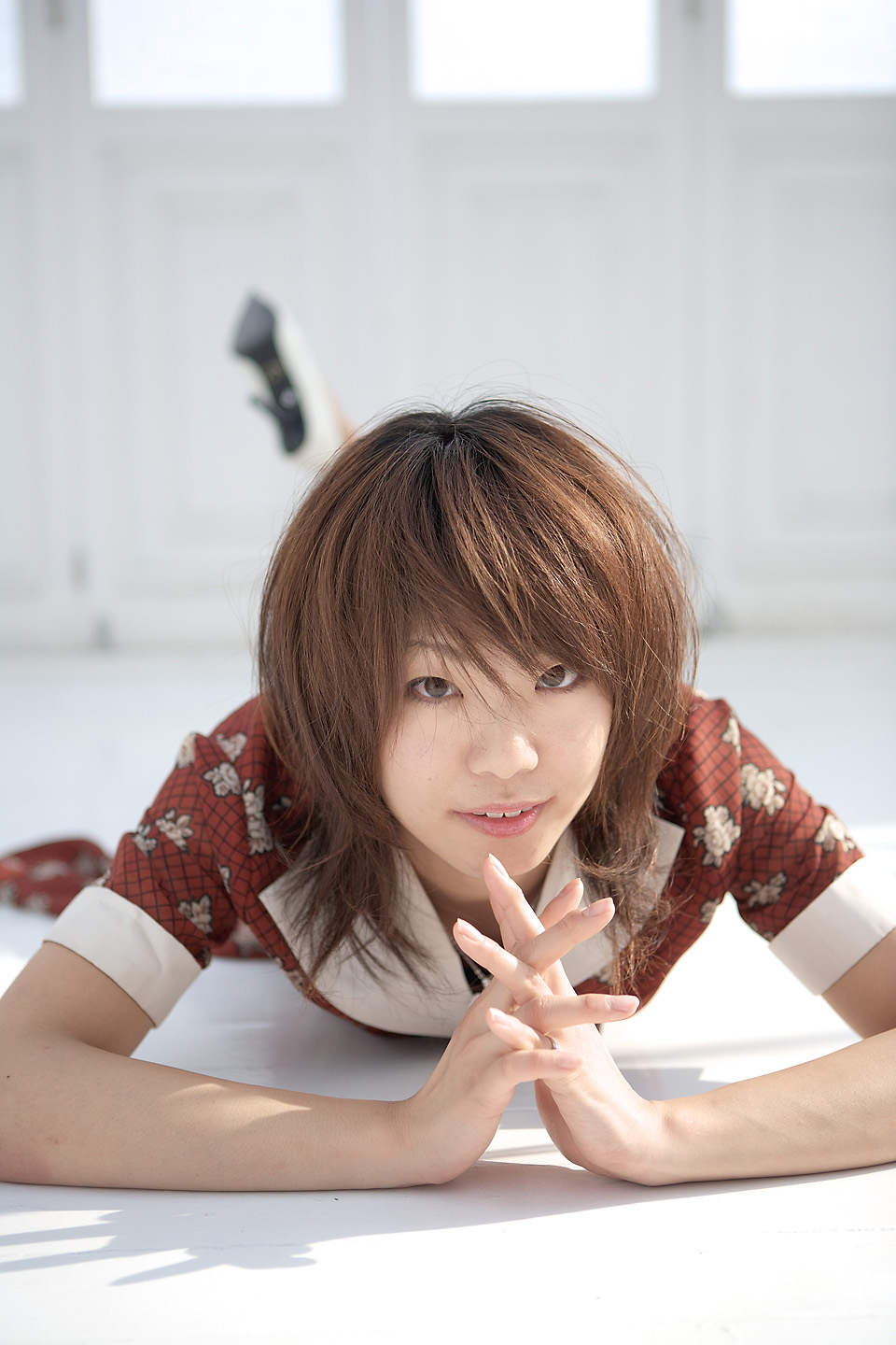 kawashima sai, highres, photo (medium), tagme, dress, jewelry, necklace