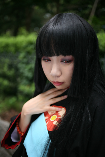 mitsuki ren, enma ai, jigoku shoujo, photo (medium), cosplay, japanese clothes, kimono