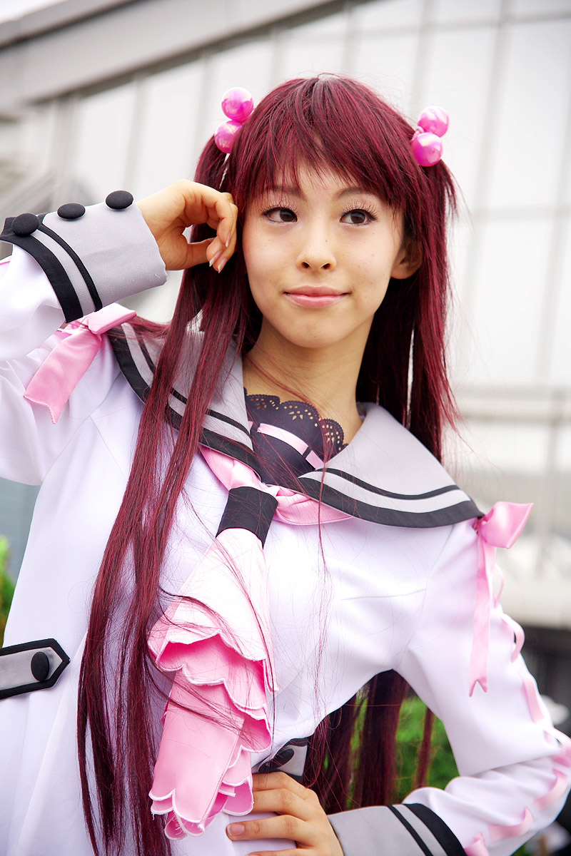 watarai asuka, oretachi ni tsubasa wa nai, highres, photo (medium), cosplay, inose ran, sailor, school uniform, serafuku