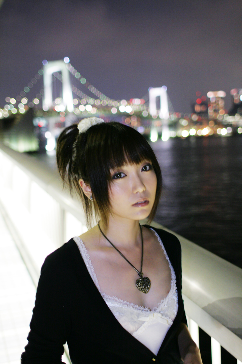 shio, highres, photo (medium), tagme, camisole, cardigan, jewelry, pendant