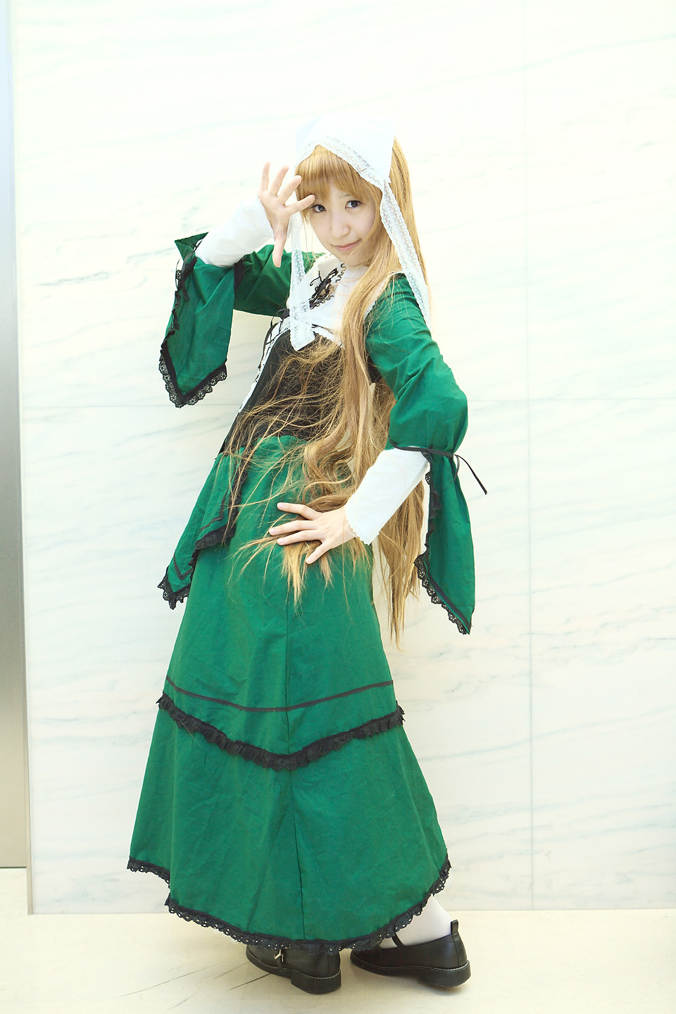 richi, suiseiseki, rozen maiden, highres, photo (medium), cosplay, dress