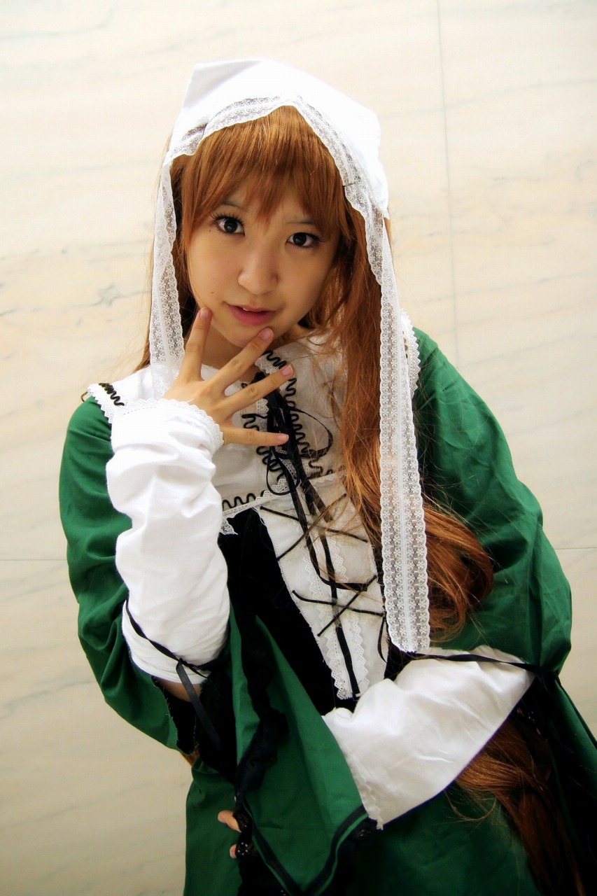richi, suiseiseki, rozen maiden, highres, photo (medium), cosplay, dress