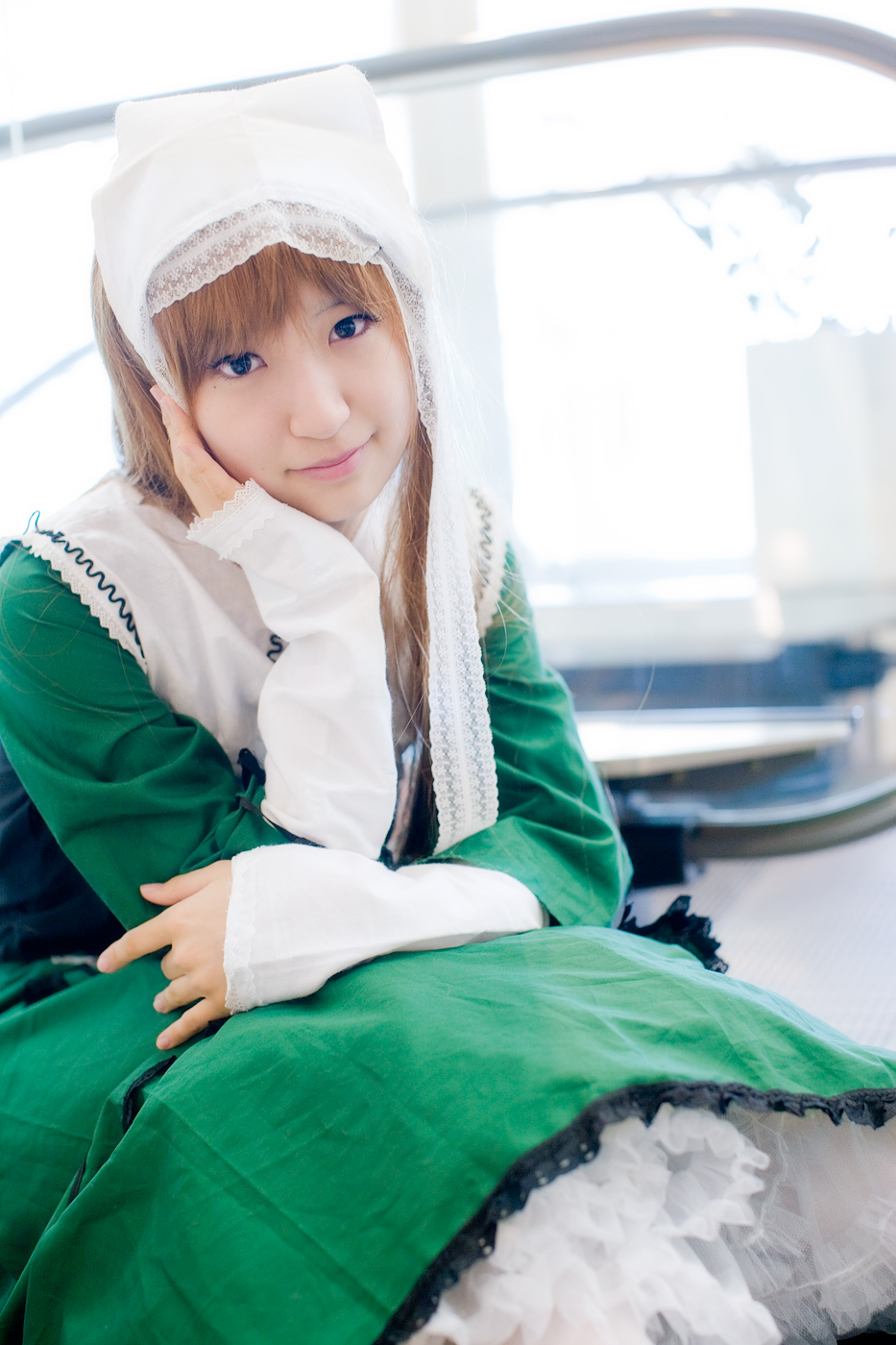 richi, suiseiseki, rozen maiden, highres, photo (medium), cosplay, dress