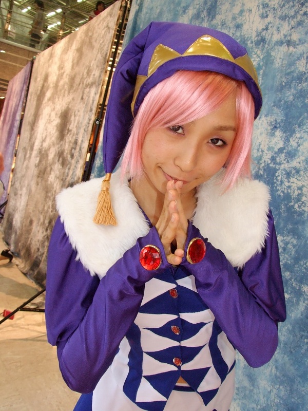 tora (model), pachi-slot sengen rio de carnival, photo (medium), cosplay, pink hair