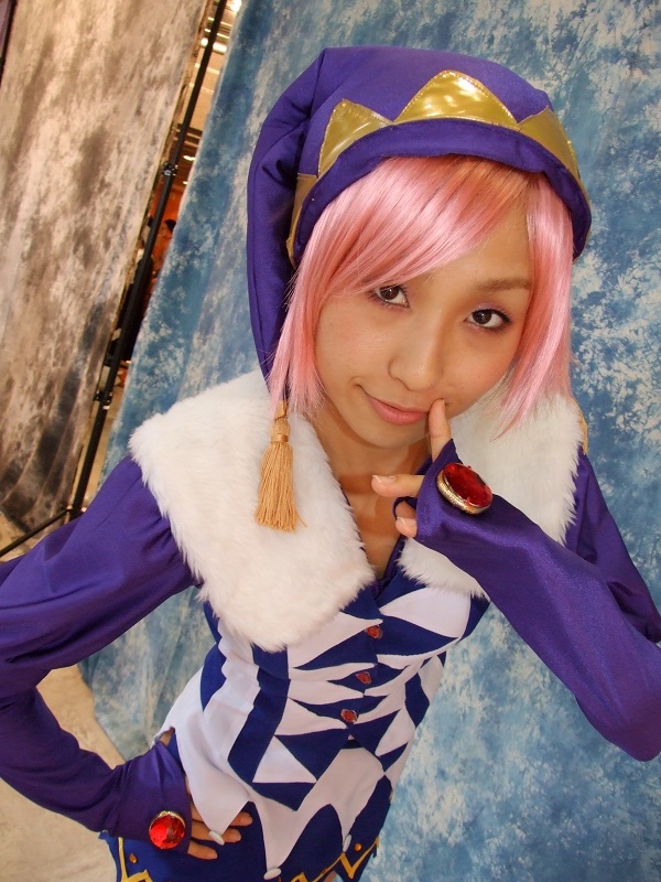 tora (model), pachi-slot sengen rio de carnival, photo (medium), cosplay, pink hair