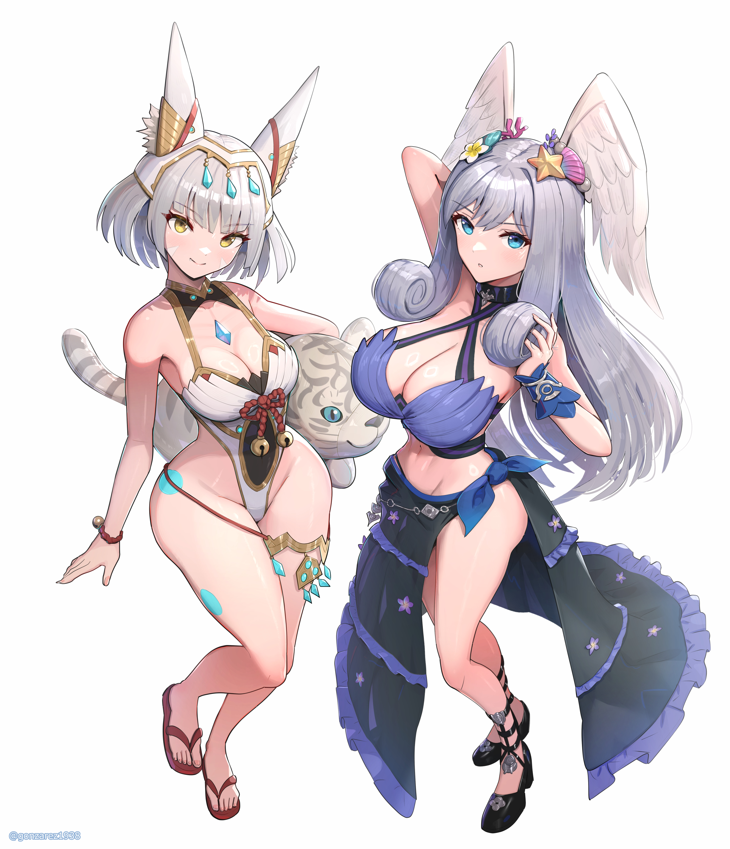 gonzarez, melia antiqua, nia (xenoblade), xenoblade chronicles (series), xenoblade chronicles 1, xenoblade chronicles 2, alternate costume, breasts, large breasts, medium breasts