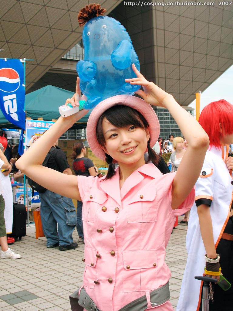mana (model), morokoshi taisou, photo (medium), cosplay, hat, oneesan, twintails