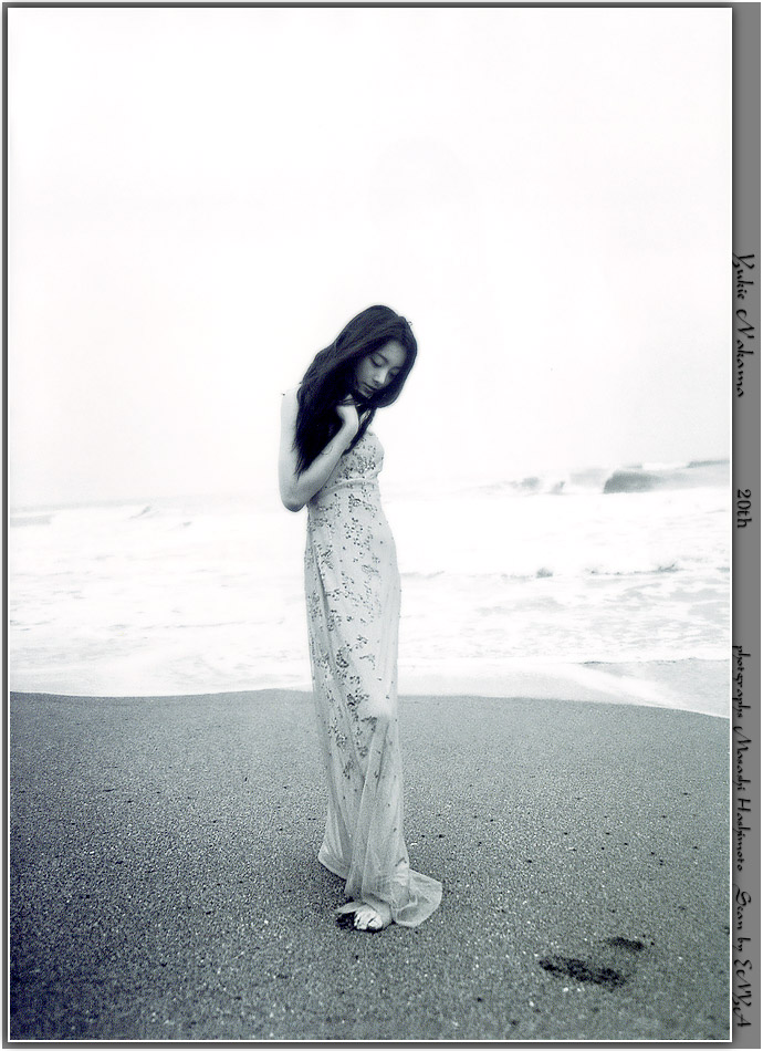photo (medium), tagme, beach, dress, monochrome, nakama yuki