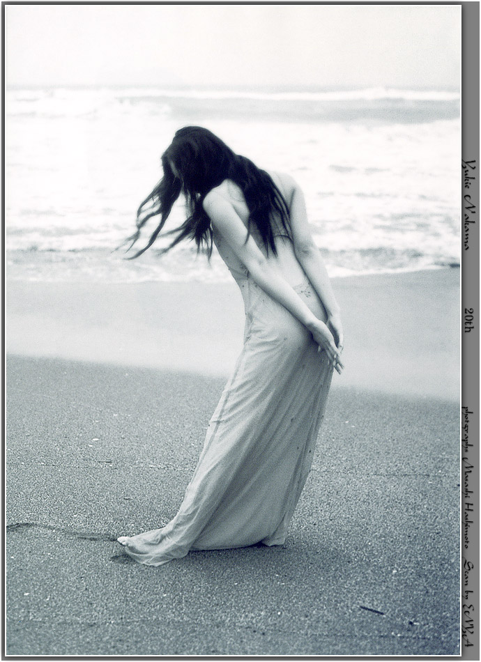 photo (medium), tagme, beach, dress, monochrome, nakama yuki