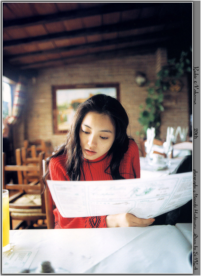 nakama yukie, photo (medium), tagme, menu, sweater