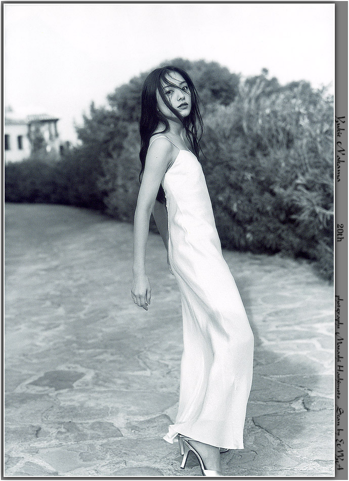 nakama yukie, photo (medium), tagme, dress, monochrome