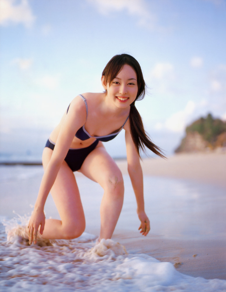 akiyama rina, photo (medium), tagme, bikini, ocean, swimsuit