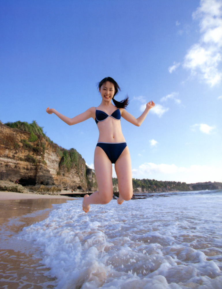 akiyama rina, photo (medium), tagme, bikini, ocean, swimsuit
