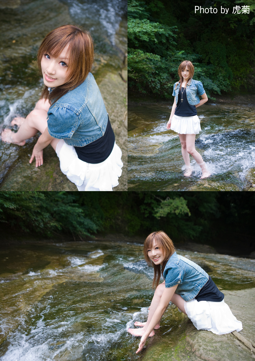 highres, tagme, denim, denim jacket, frills, jacket, photo (m, stream
