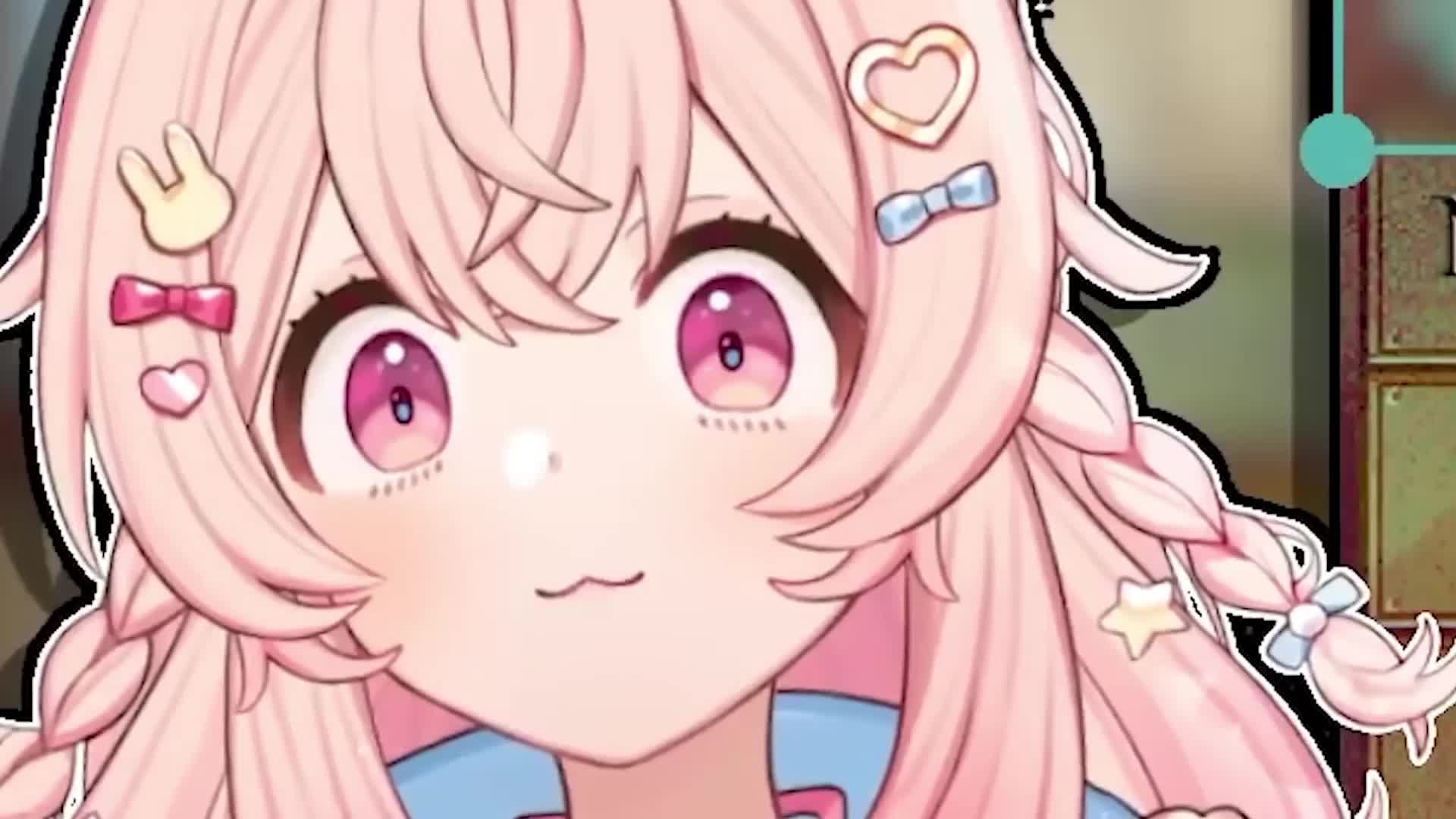 pipkin pippa, animated, sound, tagme, video, happy, pink hair, rabbit ears, rabbit girl, red eyes, smile, solo, twintails, virtual youtuber
