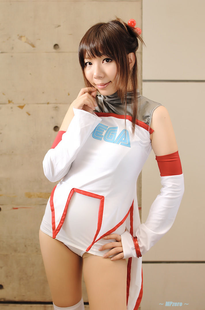 wataame (green tea), character request, photo (medium), source request, cosplay, microskirt, panties, skirt, thighhighs, underwear