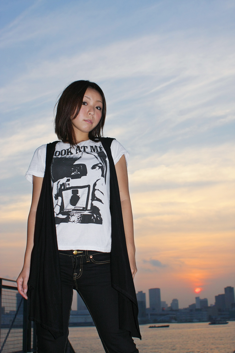 highres, photo (medium), tagme, ai, denim, jeans, pants, shirt, sleeveless sweater jacket, t-shirt