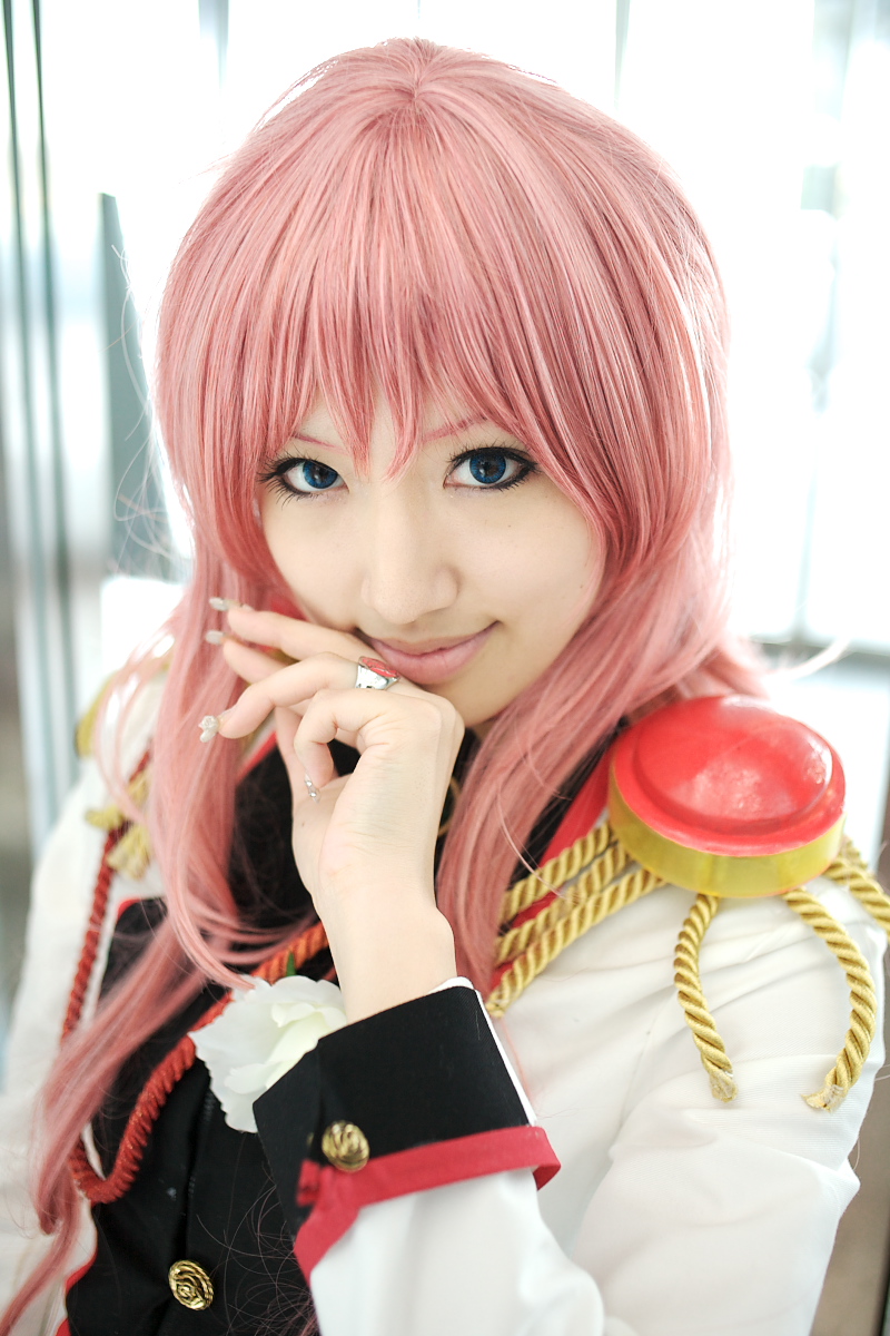 saya (cosplayer), tenjou utena, shoujo kakumei utena, highres, photo (medium), tagme, cosplay, pink hair