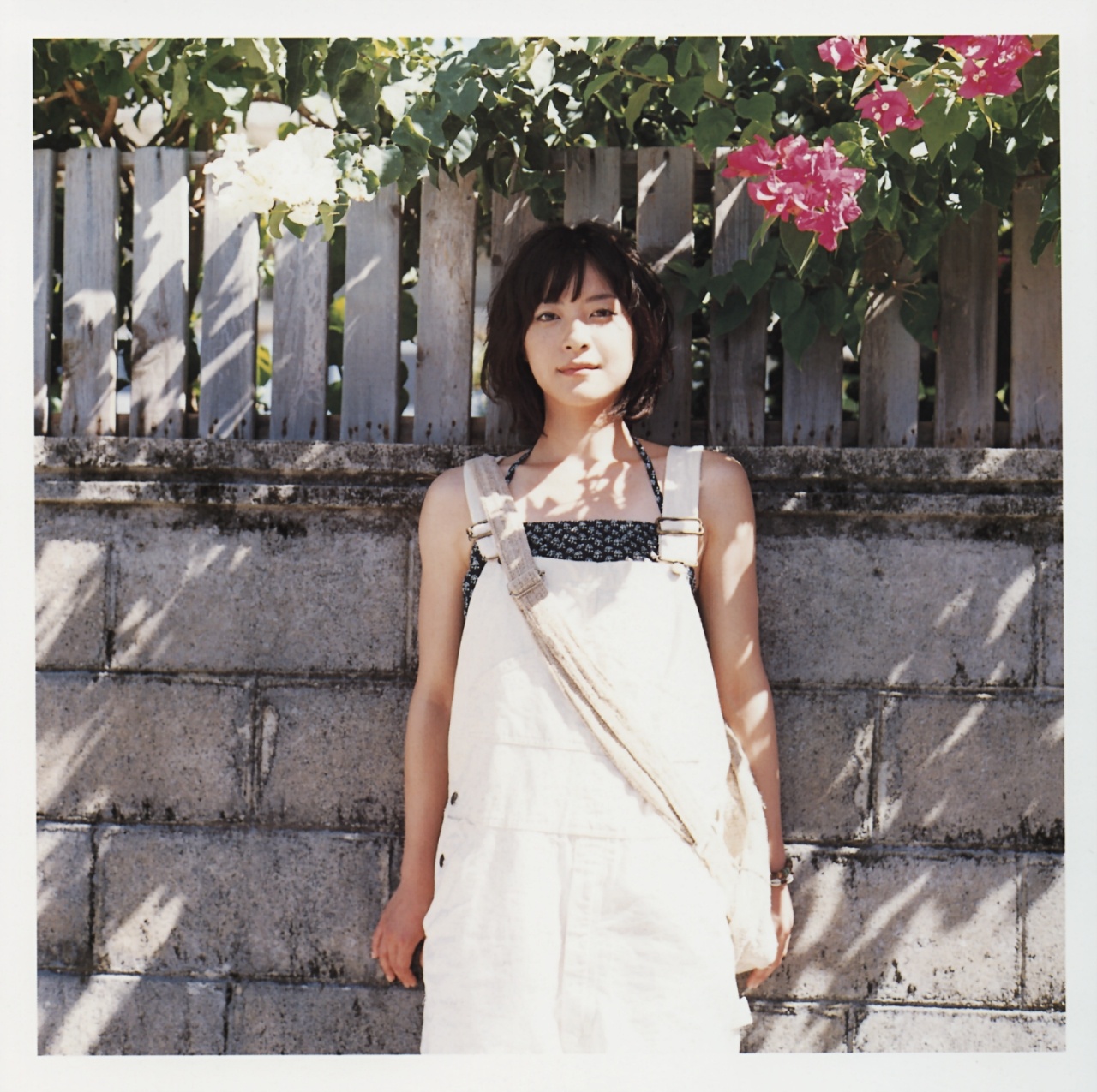 ueno juri, a piacere, highres, photo (medium), halterneck, overalls