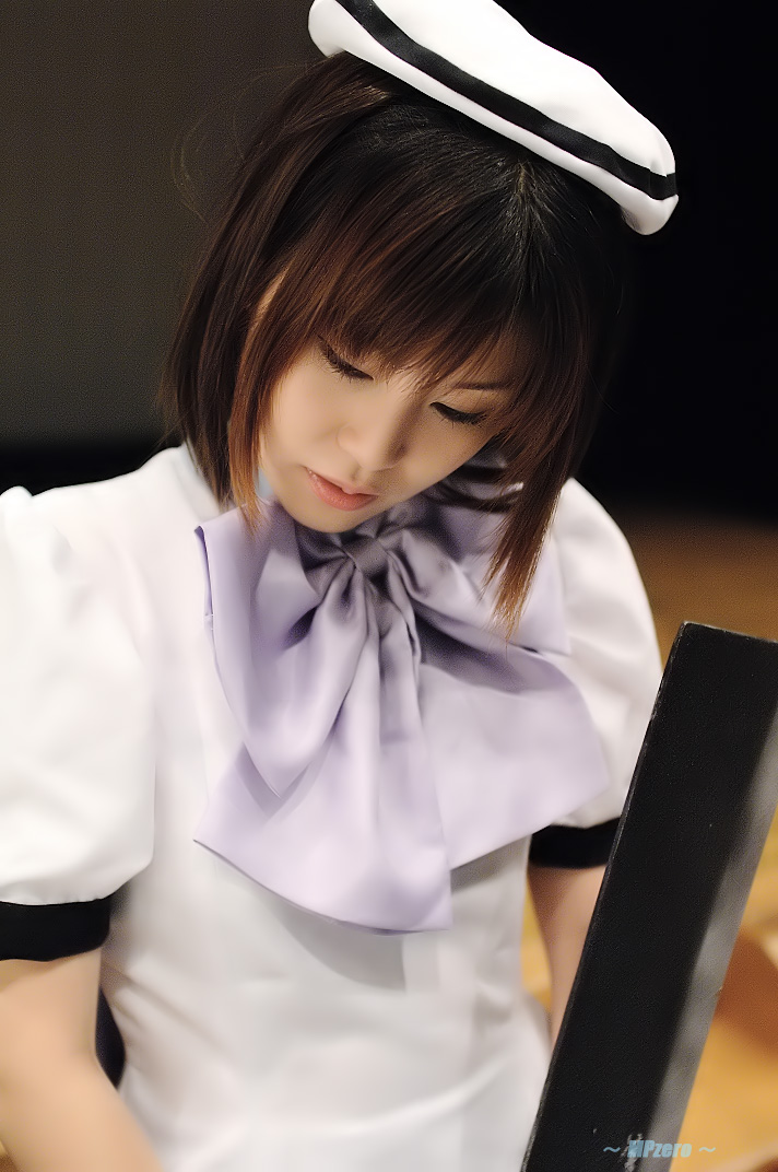 ryuuguu rena, higurashi no naku koro ni, photo (medium), billhook, cosplay, hat, kikiwan, sailor hat