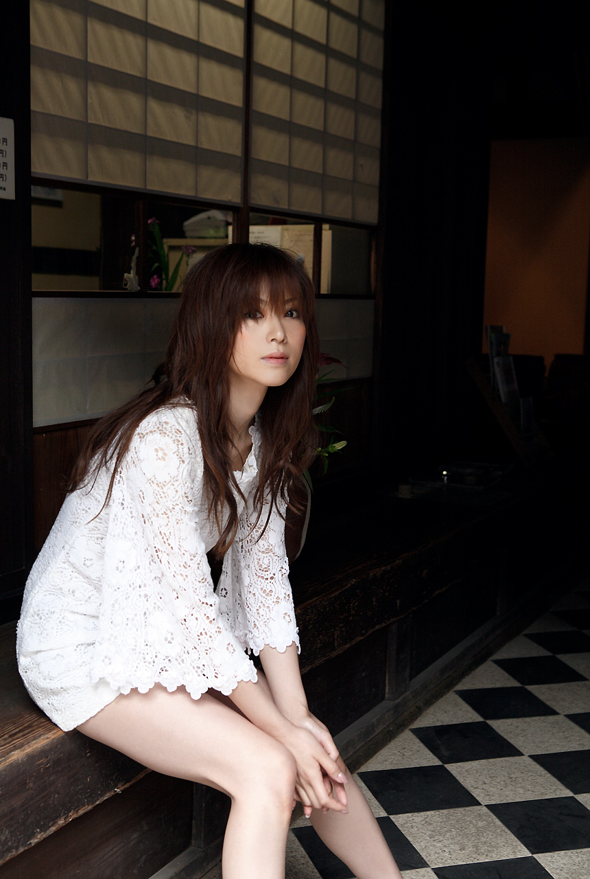 hatano hiroko, natsu no owari no tabi, highres, photo (medium), tagme, dress
