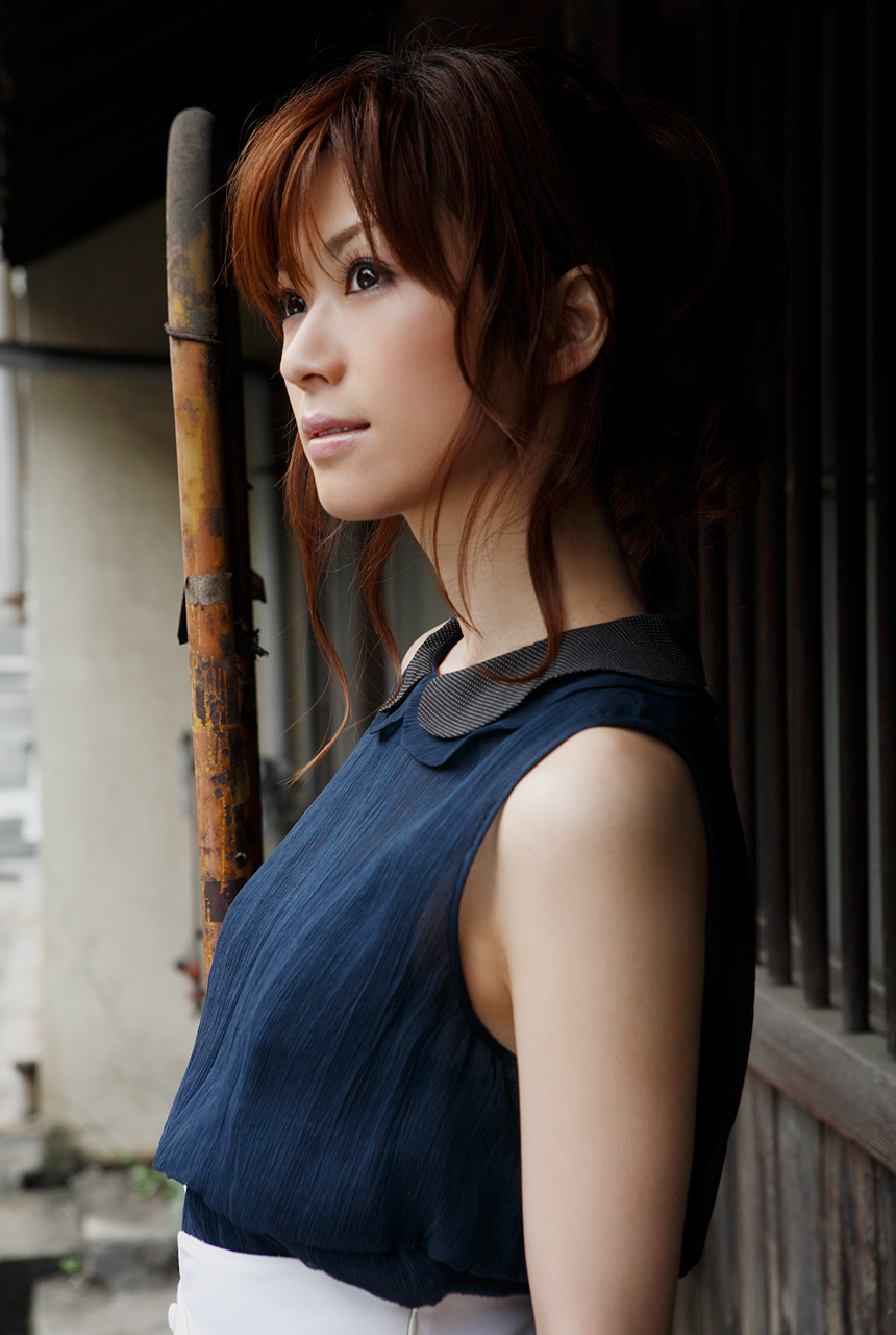 hatano hiroko, natsu no owari no tabi, highres, photo (medium), asian, petticoat, see-through clothes