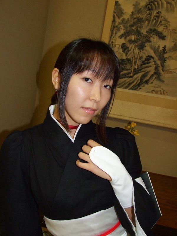 kurotsuchi nemu, makoto (model), bleach, photo (medium), cosplay, japanese clothes, kimono, yukata