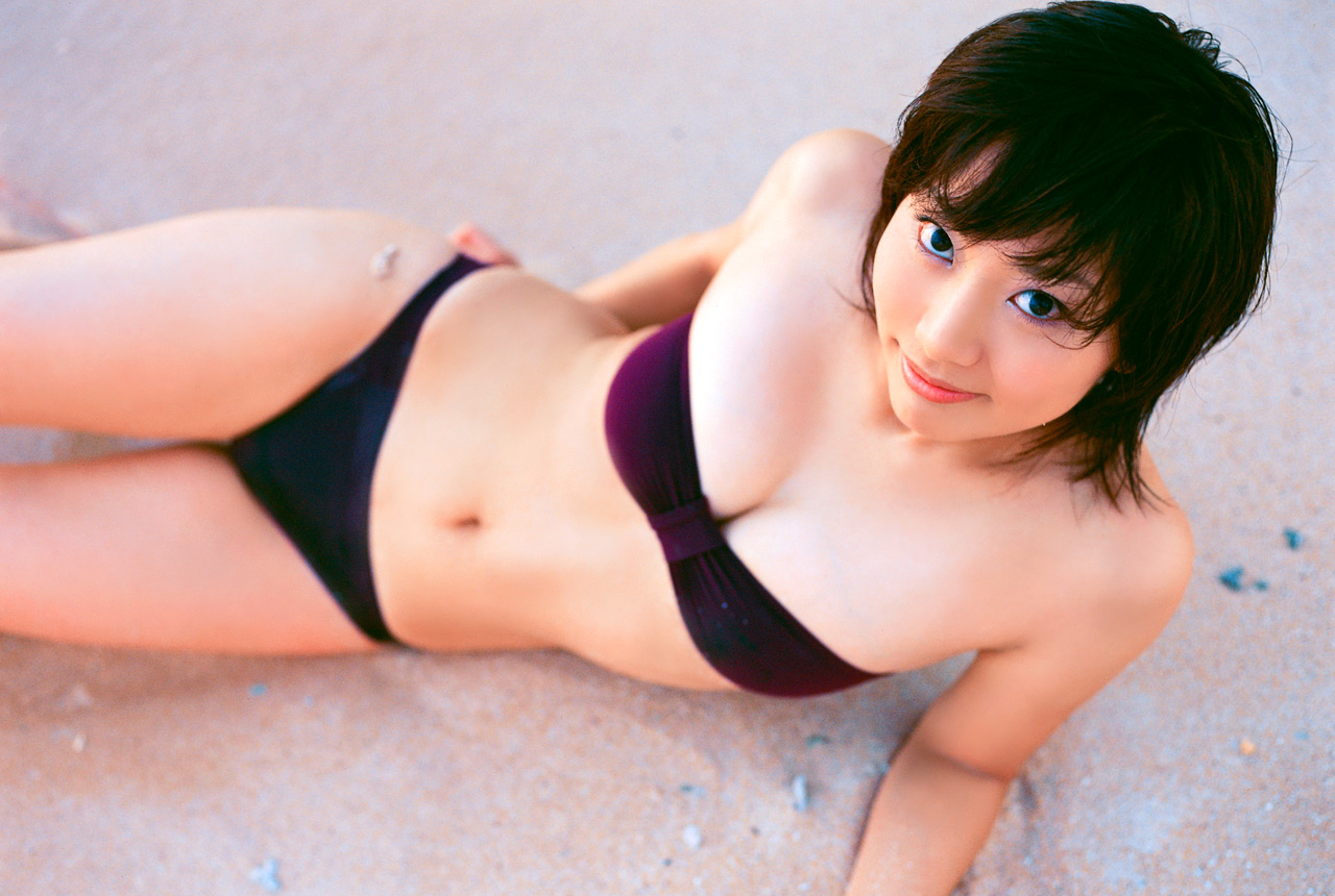 harada mai, mai sweet, photo (medium), beach, bikini, swimsuit