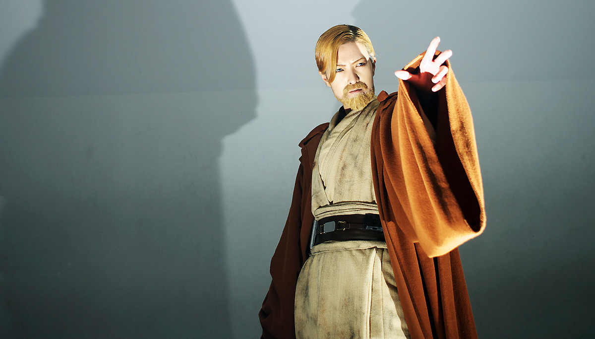 obi-wan kenobi, star wars, photo (medium), beard, cloak, cosplay, facial hair, jedi, sakuya siina