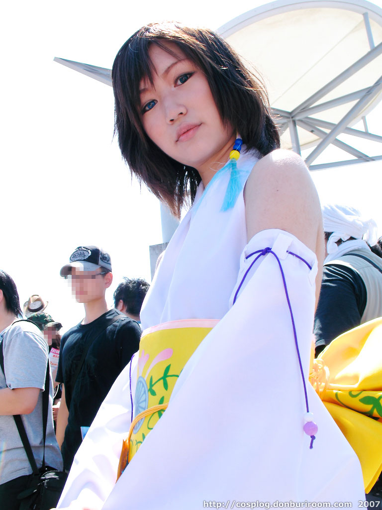 yuna, final fantasy, final fantasy x, photo (medium), cosplay, detached sleeves, robe, saeki tsukahisa