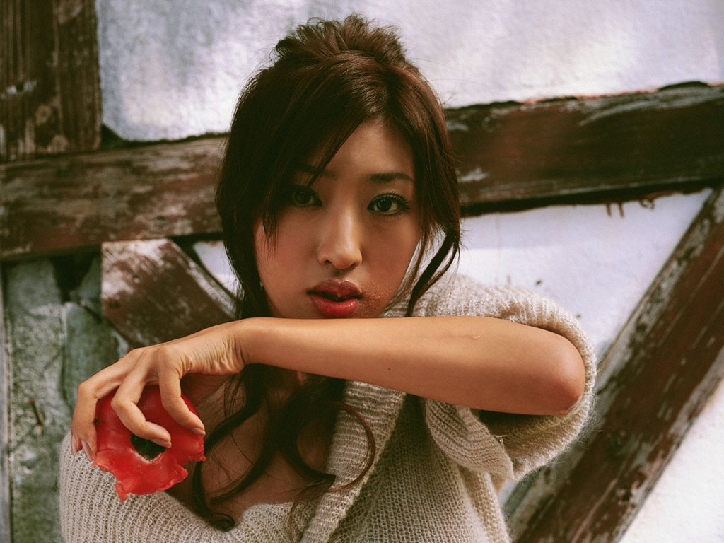 ando sayaka, photo (medium), tagme, sweater, tomato
