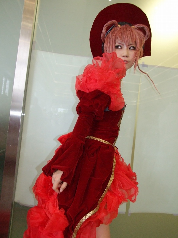 another blood, demonbane, photo (medium), braid, cosplay, dress, frills, gown, izaki nokoru, pink hair