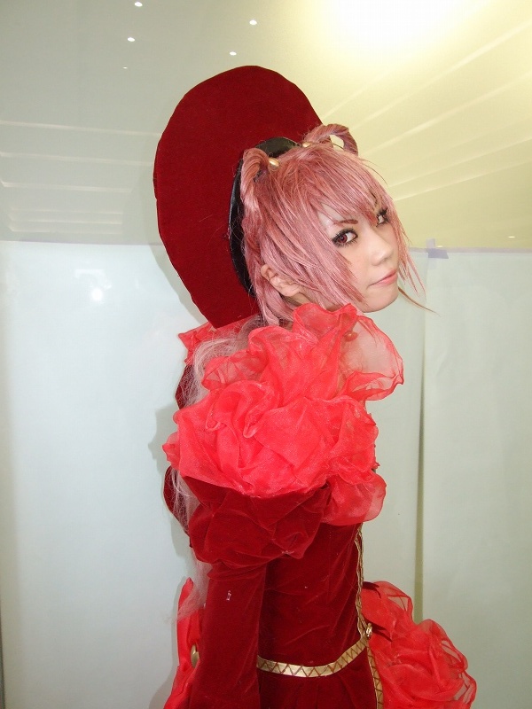 another blood, demonbane, photo (medium), braid, cosplay, dress, frills, gown, izaki nokoru, pink hair