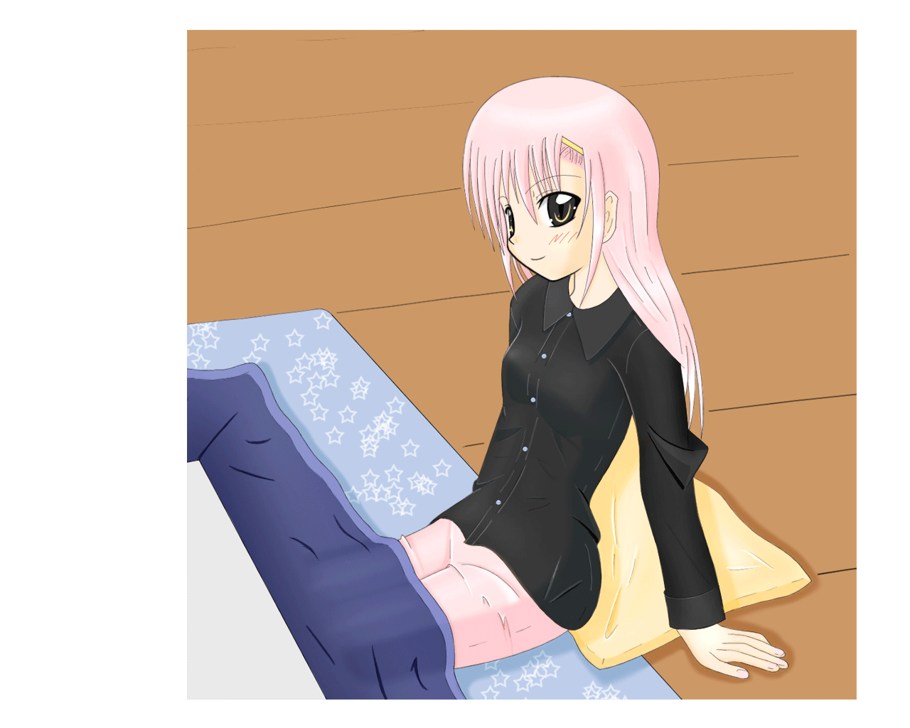 katsura hinagiku, hayate no gotoku!, animated, animated gif, 00s, 1girl, blinking, female focus, one eye closed, solo, wink, winking (animated)