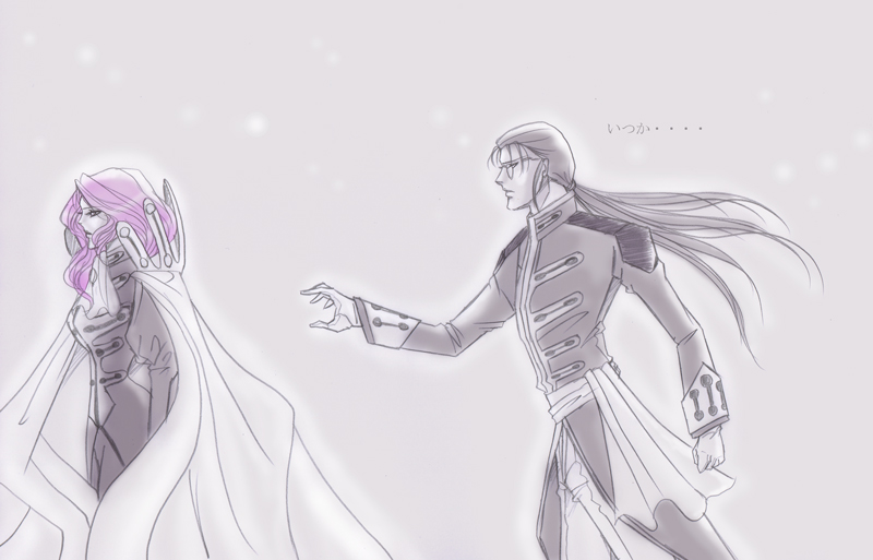 cornelia li britannia, gilbert g.p. guilford, code geass, tagme, 00s, 1boy, 1girl, cape