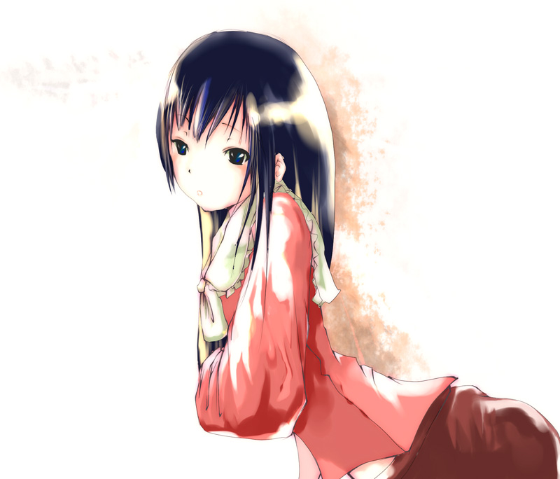 yae (mono110), houraisan kaguya, touhou, bad id, bad pixiv id, 1girl, black hair, female focus, solo