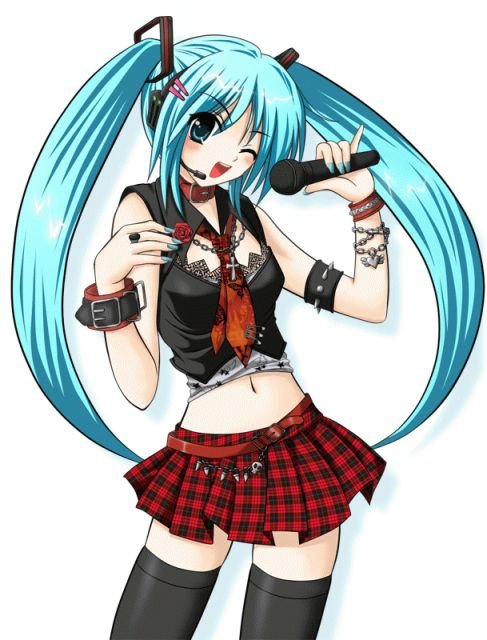 hatsune miku, vocaloid, tagme, headphones, twintails