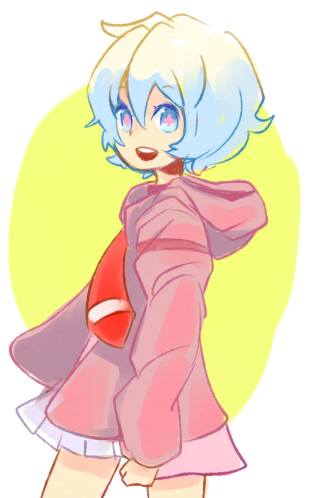 tomoya (artist), nia teppelin, tengen toppa gurren lagann, bad id, bad pixiv id, tagme, 00s, happy, short hair, solo