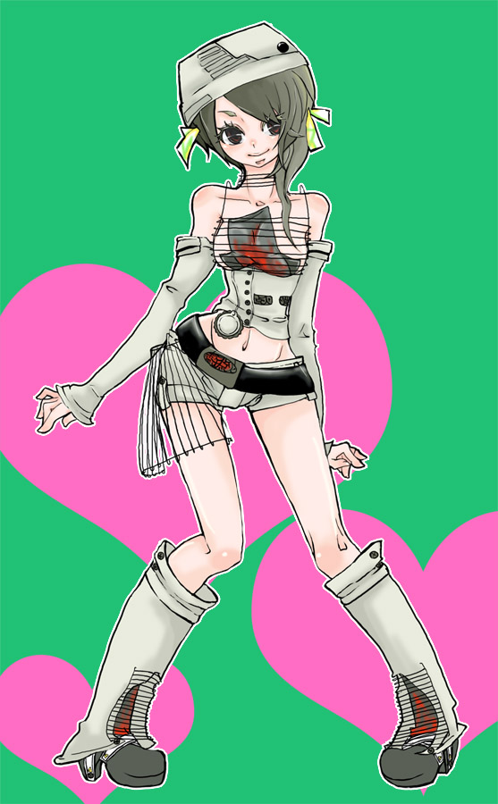 kaprice, original, tagme, boots, detached sleeves, hat, smile, solo