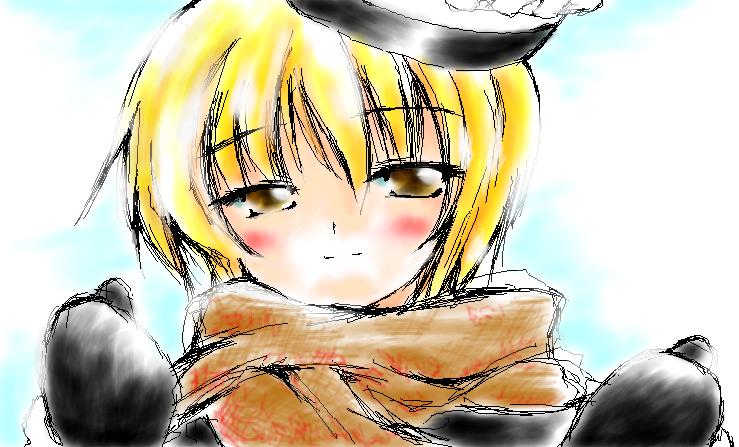 ayaaiserio, lunasa prismriver, touhou, 1girl, blonde hair, blush, female focus, portrait, solo