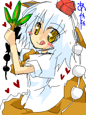 inubashiri momiji, shameimaru aya, touhou, bad id, bad pixiv id, lowres, 1girl, :q, animal ears, blush, cosplay, female focus, hat, looking at viewer, pom pom (clothes), shameimaru aya (cosplay), solo, tokin hat, tongue, tongue out, white hair, wolf ears